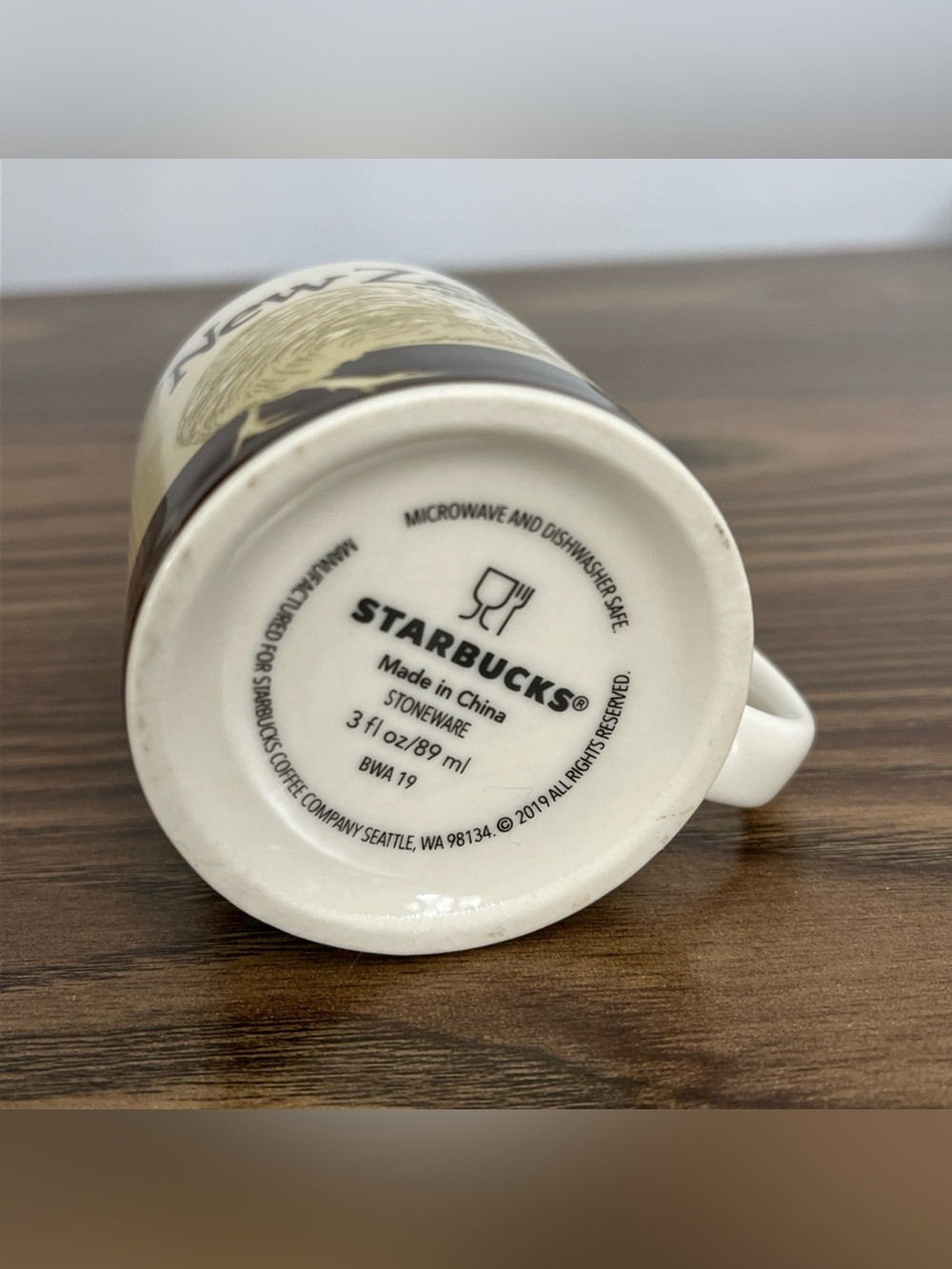 Starbucks Scotland New Zealand Edinburgh Collector Series Espresso Mug 3 oz Set - Picture 8 of 12